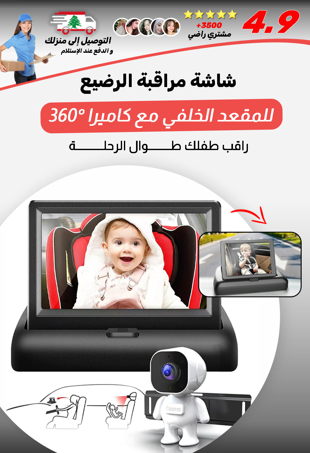شاشة مراقبة الرضيع